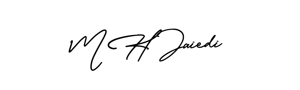 Check out images of Autograph of M H Jaiedi name. Actor M H Jaiedi Signature Style. AmerikaSignatureDemo-Regular is a professional sign style online. M H Jaiedi signature style 3 images and pictures png