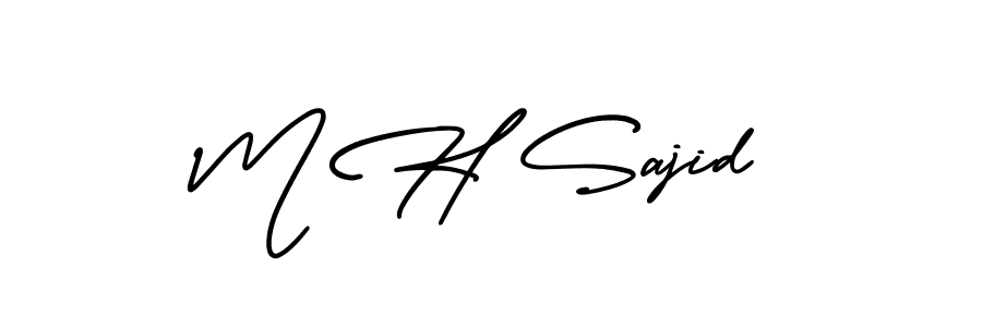 Check out images of Autograph of M H Sajid name. Actor M H Sajid Signature Style. AmerikaSignatureDemo-Regular is a professional sign style online. M H Sajid signature style 3 images and pictures png