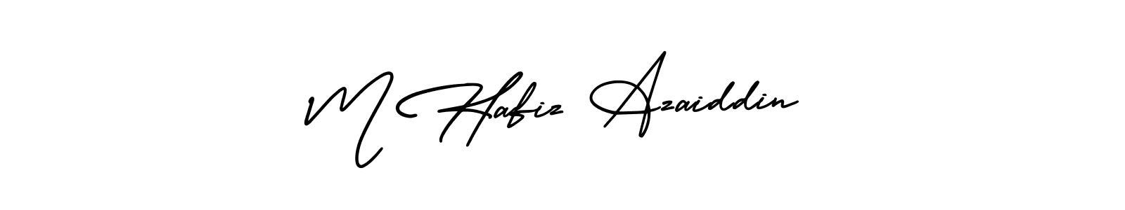 Make a beautiful signature design for name M Hafiz Azaiddin. Use this online signature maker to create a handwritten signature for free. M Hafiz Azaiddin signature style 3 images and pictures png