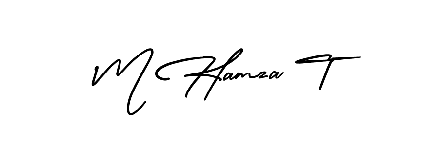 Make a beautiful signature design for name M Hamza T. Use this online signature maker to create a handwritten signature for free. M Hamza T signature style 3 images and pictures png