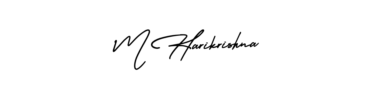 How to Draw M Harikrishna signature style? AmerikaSignatureDemo-Regular is a latest design signature styles for name M Harikrishna. M Harikrishna signature style 3 images and pictures png