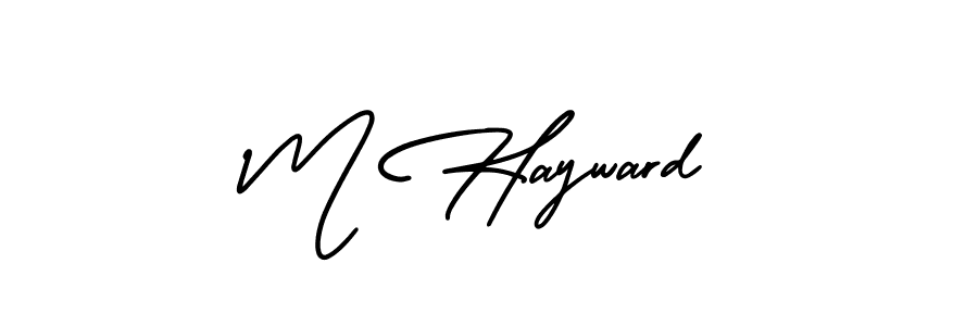 Here are the top 10 professional signature styles for the name M Hayward. These are the best autograph styles you can use for your name. M Hayward signature style 3 images and pictures png