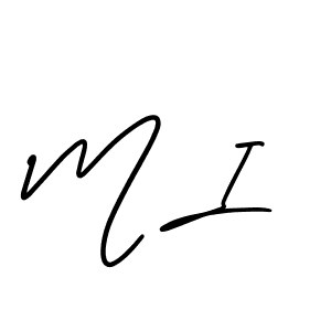 if you are searching for the best signature style for your name M I. so please give up your signature search. here we have designed multiple signature styles  using AmerikaSignatureDemo-Regular. M I signature style 3 images and pictures png