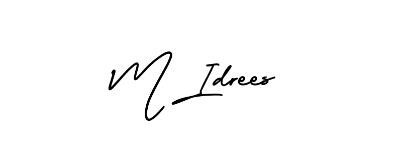 You can use this online signature creator to create a handwritten signature for the name M Idrees. This is the best online autograph maker. M Idrees signature style 3 images and pictures png