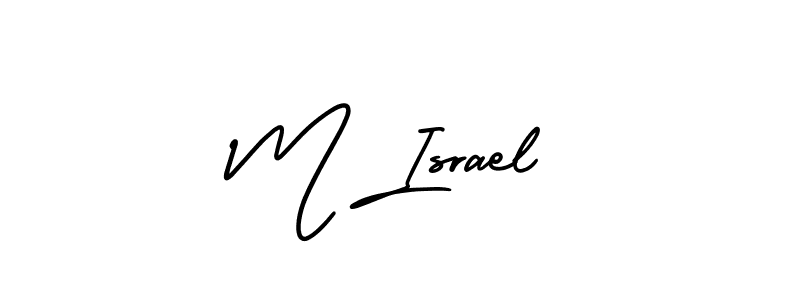 Once you've used our free online signature maker to create your best signature AmerikaSignatureDemo-Regular style, it's time to enjoy all of the benefits that M Israel name signing documents. M Israel signature style 3 images and pictures png
