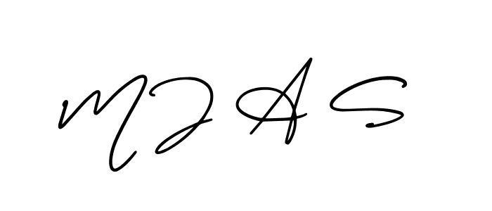 AmerikaSignatureDemo-Regular is a professional signature style that is perfect for those who want to add a touch of class to their signature. It is also a great choice for those who want to make their signature more unique. Get M J A S name to fancy signature for free. M J A S signature style 3 images and pictures png