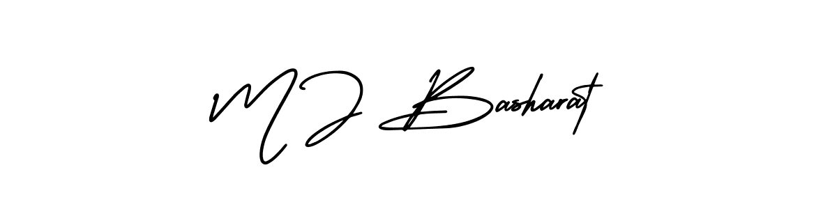 Make a short M J Basharat signature style. Manage your documents anywhere anytime using AmerikaSignatureDemo-Regular. Create and add eSignatures, submit forms, share and send files easily. M J Basharat signature style 3 images and pictures png