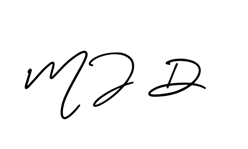 It looks lik you need a new signature style for name M J D. Design unique handwritten (AmerikaSignatureDemo-Regular) signature with our free signature maker in just a few clicks. M J D signature style 3 images and pictures png