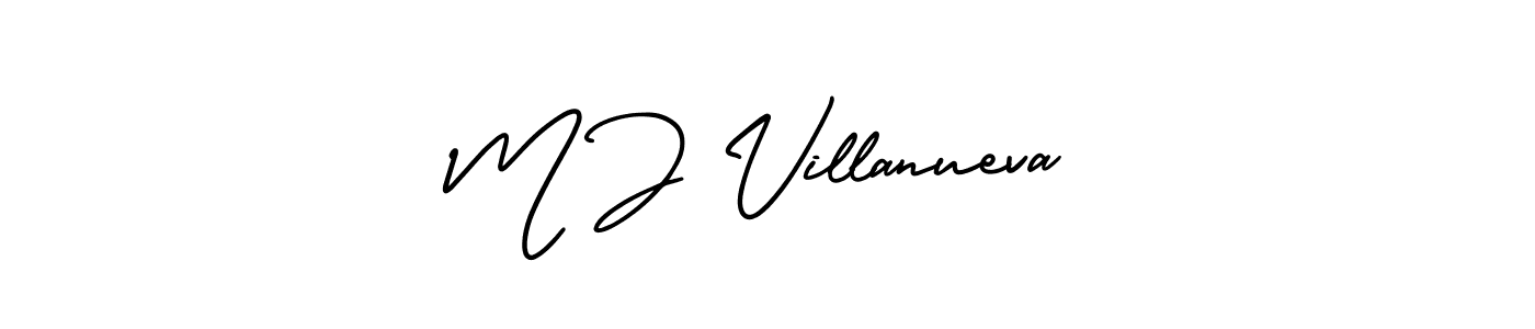 This is the best signature style for the M J Villanueva name. Also you like these signature font (AmerikaSignatureDemo-Regular). Mix name signature. M J Villanueva signature style 3 images and pictures png