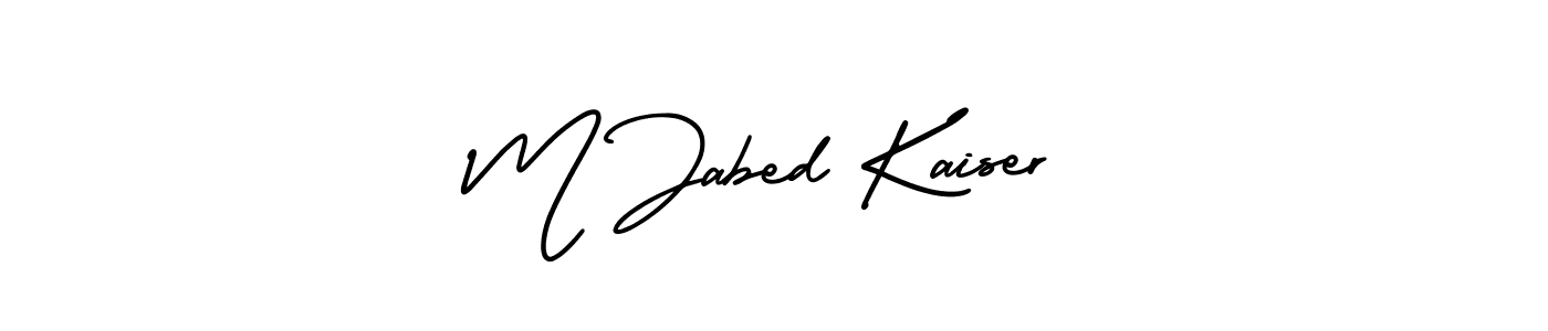 It looks lik you need a new signature style for name M Jabed Kaiser. Design unique handwritten (AmerikaSignatureDemo-Regular) signature with our free signature maker in just a few clicks. M Jabed Kaiser signature style 3 images and pictures png