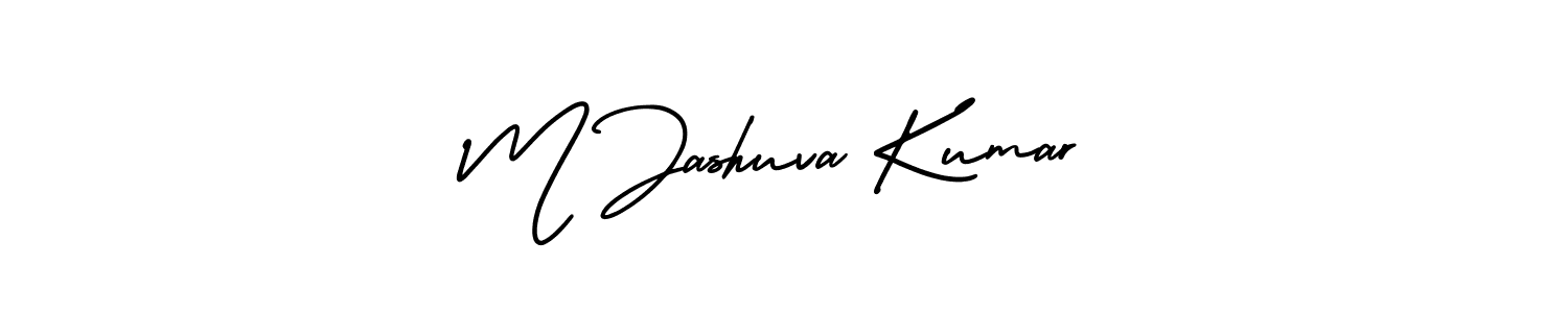 AmerikaSignatureDemo-Regular is a professional signature style that is perfect for those who want to add a touch of class to their signature. It is also a great choice for those who want to make their signature more unique. Get M Jashuva Kumar name to fancy signature for free. M Jashuva Kumar signature style 3 images and pictures png