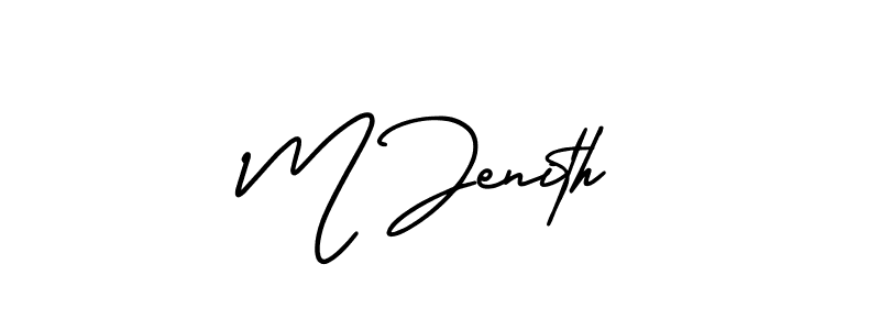 How to Draw M Jenith signature style? AmerikaSignatureDemo-Regular is a latest design signature styles for name M Jenith. M Jenith signature style 3 images and pictures png