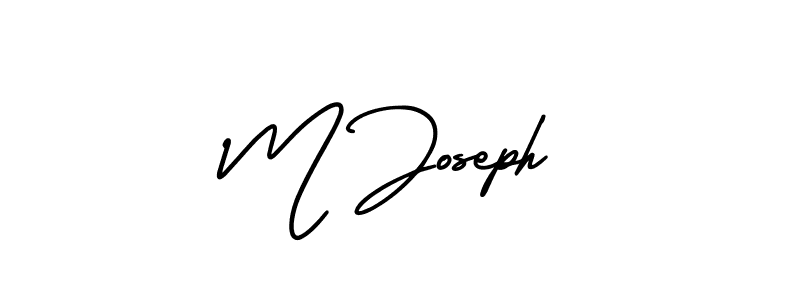 How to Draw M Joseph signature style? AmerikaSignatureDemo-Regular is a latest design signature styles for name M Joseph. M Joseph signature style 3 images and pictures png