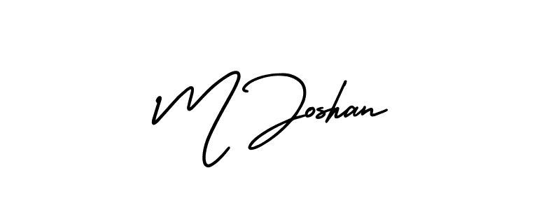 Make a short M Joshan signature style. Manage your documents anywhere anytime using AmerikaSignatureDemo-Regular. Create and add eSignatures, submit forms, share and send files easily. M Joshan signature style 3 images and pictures png