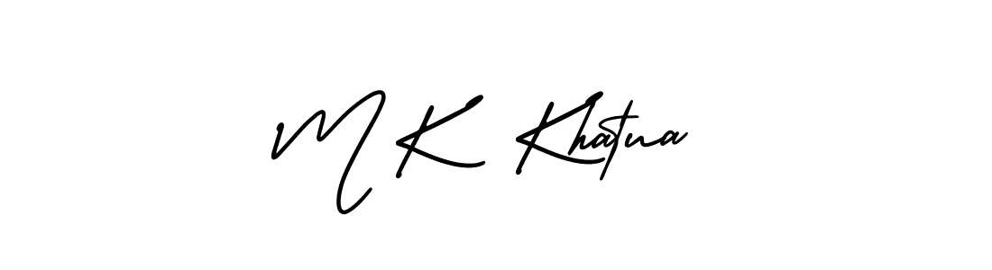 Best and Professional Signature Style for M K  Khatua. AmerikaSignatureDemo-Regular Best Signature Style Collection. M K  Khatua signature style 3 images and pictures png