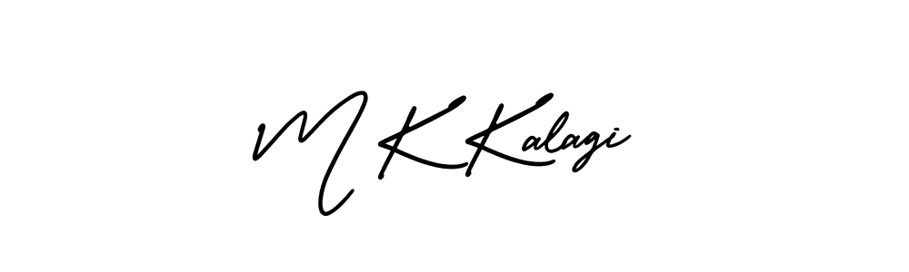 Make a beautiful signature design for name M K Kalagi. Use this online signature maker to create a handwritten signature for free. M K Kalagi signature style 3 images and pictures png