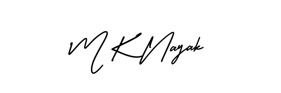 It looks lik you need a new signature style for name M K Nayak. Design unique handwritten (AmerikaSignatureDemo-Regular) signature with our free signature maker in just a few clicks. M K Nayak signature style 3 images and pictures png