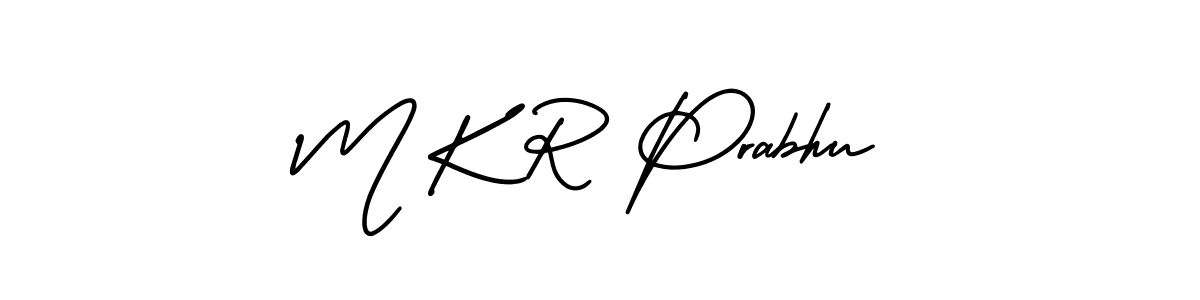 if you are searching for the best signature style for your name M K R Prabhu. so please give up your signature search. here we have designed multiple signature styles  using AmerikaSignatureDemo-Regular. M K R Prabhu signature style 3 images and pictures png