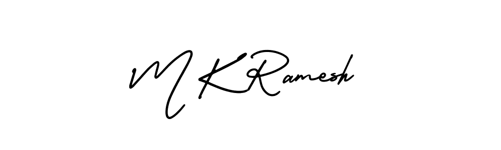 Make a beautiful signature design for name M K Ramesh. Use this online signature maker to create a handwritten signature for free. M K Ramesh signature style 3 images and pictures png