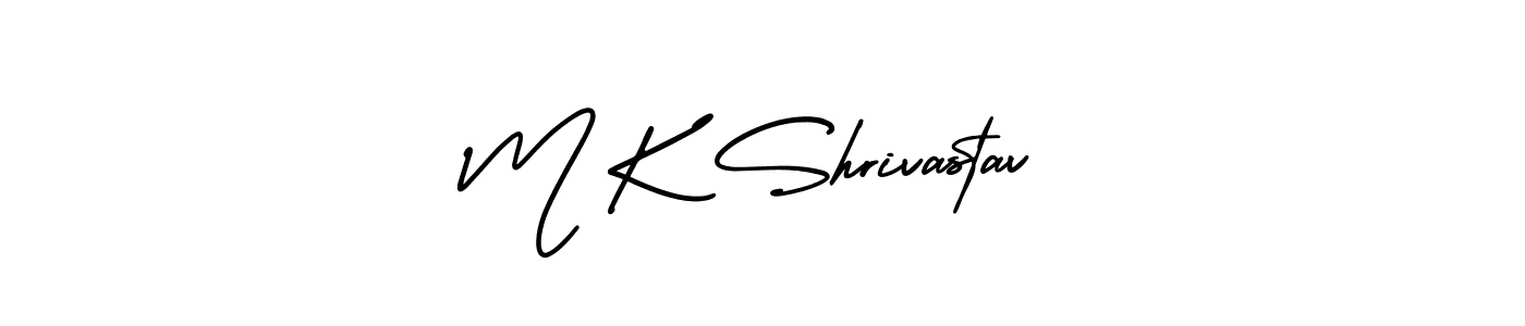 Make a beautiful signature design for name M K Shrivastav. Use this online signature maker to create a handwritten signature for free. M K Shrivastav signature style 3 images and pictures png