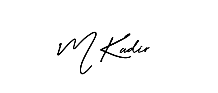 Once you've used our free online signature maker to create your best signature AmerikaSignatureDemo-Regular style, it's time to enjoy all of the benefits that M Kadir name signing documents. M Kadir signature style 3 images and pictures png