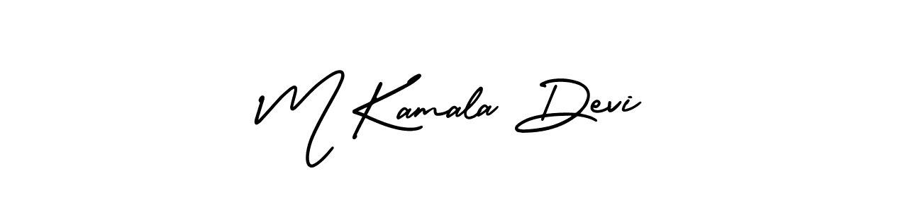 Also we have M Kamala Devi name is the best signature style. Create professional handwritten signature collection using AmerikaSignatureDemo-Regular autograph style. M Kamala Devi signature style 3 images and pictures png