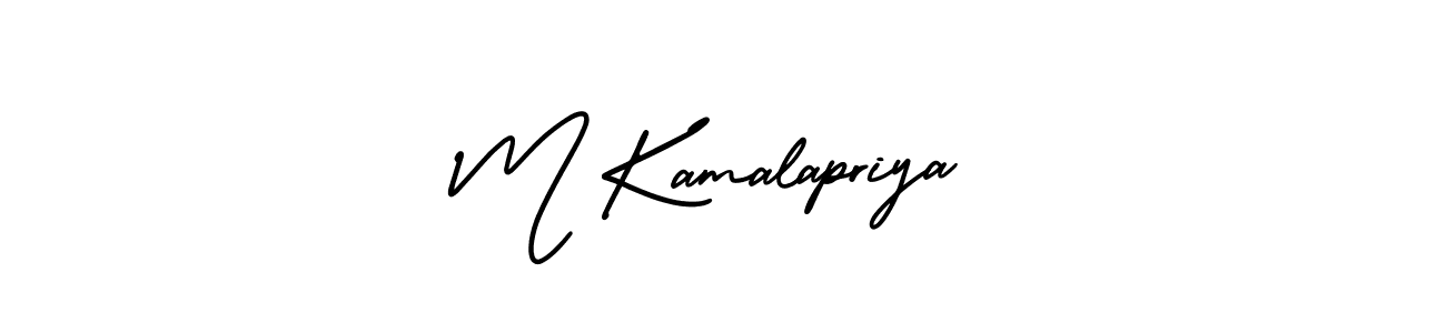 Once you've used our free online signature maker to create your best signature AmerikaSignatureDemo-Regular style, it's time to enjoy all of the benefits that M Kamalapriya name signing documents. M Kamalapriya signature style 3 images and pictures png