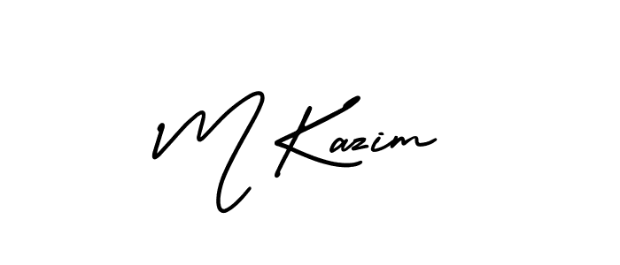 Make a short M Kazim signature style. Manage your documents anywhere anytime using AmerikaSignatureDemo-Regular. Create and add eSignatures, submit forms, share and send files easily. M Kazim signature style 3 images and pictures png