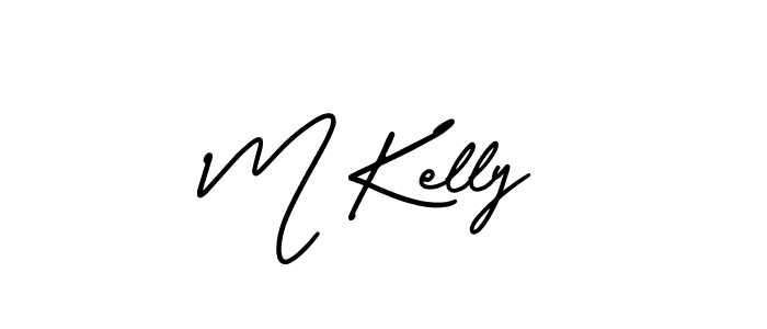 How to make M Kelly signature? AmerikaSignatureDemo-Regular is a professional autograph style. Create handwritten signature for M Kelly name. M Kelly signature style 3 images and pictures png