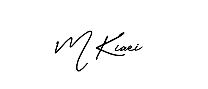 How to Draw M Kiaei signature style? AmerikaSignatureDemo-Regular is a latest design signature styles for name M Kiaei. M Kiaei signature style 3 images and pictures png