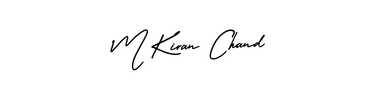 Also we have M Kiran Chand name is the best signature style. Create professional handwritten signature collection using AmerikaSignatureDemo-Regular autograph style. M Kiran Chand signature style 3 images and pictures png