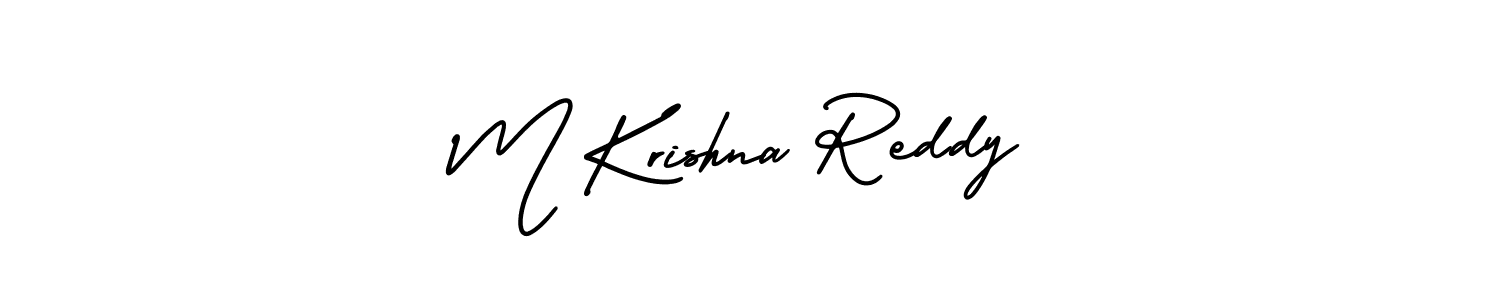 Also we have M Krishna Reddy name is the best signature style. Create professional handwritten signature collection using AmerikaSignatureDemo-Regular autograph style. M Krishna Reddy signature style 3 images and pictures png