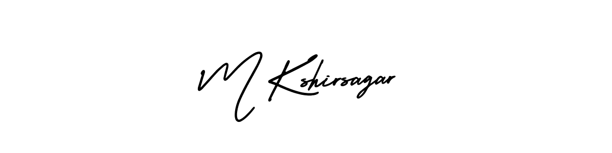 AmerikaSignatureDemo-Regular is a professional signature style that is perfect for those who want to add a touch of class to their signature. It is also a great choice for those who want to make their signature more unique. Get M Kshirsagar name to fancy signature for free. M Kshirsagar signature style 3 images and pictures png