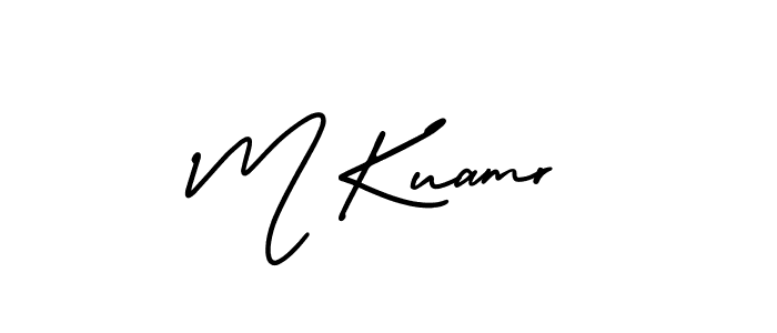 Make a short M Kuamr signature style. Manage your documents anywhere anytime using AmerikaSignatureDemo-Regular. Create and add eSignatures, submit forms, share and send files easily. M Kuamr signature style 3 images and pictures png