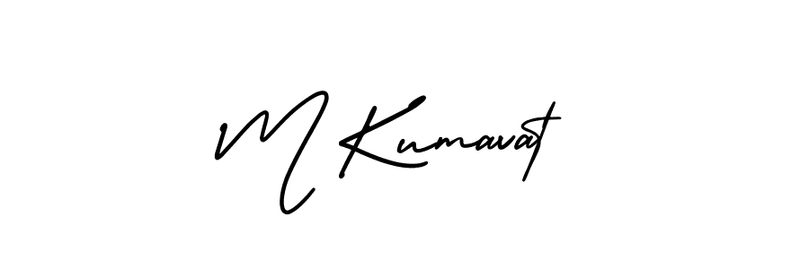 Once you've used our free online signature maker to create your best signature AmerikaSignatureDemo-Regular style, it's time to enjoy all of the benefits that M Kumavat name signing documents. M Kumavat signature style 3 images and pictures png