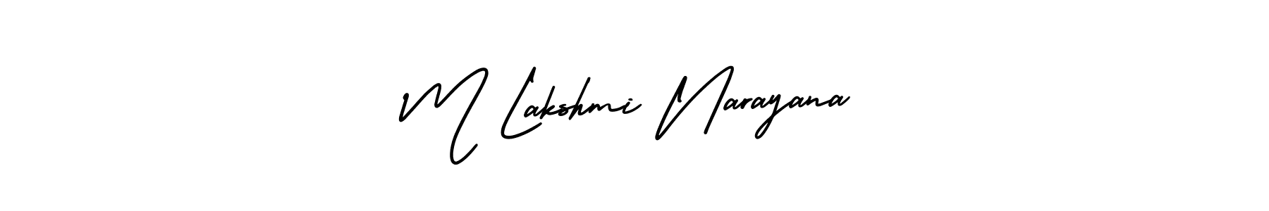 You can use this online signature creator to create a handwritten signature for the name M Lakshmi Narayana. This is the best online autograph maker. M Lakshmi Narayana signature style 3 images and pictures png