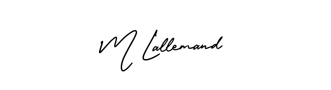 Also You can easily find your signature by using the search form. We will create M Lallemand name handwritten signature images for you free of cost using AmerikaSignatureDemo-Regular sign style. M Lallemand signature style 3 images and pictures png