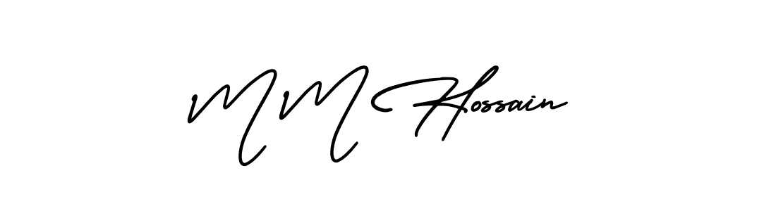 Best and Professional Signature Style for M M Hossain. AmerikaSignatureDemo-Regular Best Signature Style Collection. M M Hossain signature style 3 images and pictures png