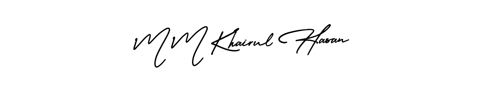 This is the best signature style for the M M Khairul Hasan name. Also you like these signature font (AmerikaSignatureDemo-Regular). Mix name signature. M M Khairul Hasan signature style 3 images and pictures png