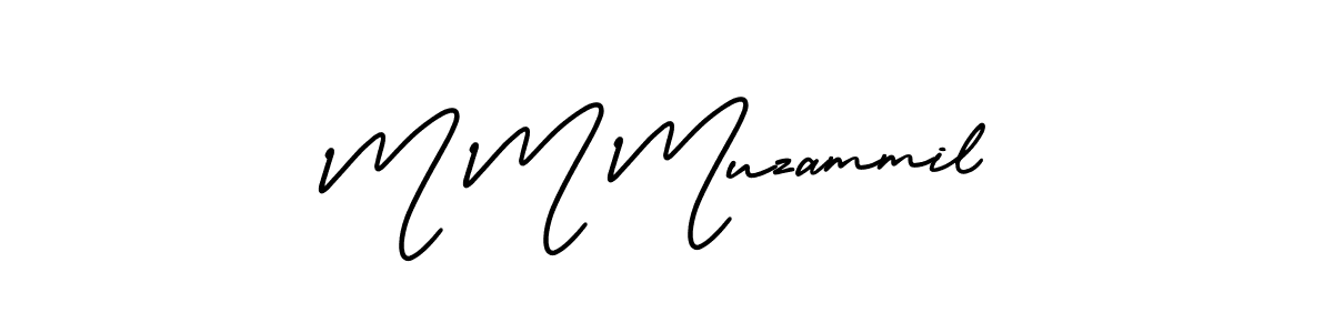 Also You can easily find your signature by using the search form. We will create M M Muzammil name handwritten signature images for you free of cost using AmerikaSignatureDemo-Regular sign style. M M Muzammil signature style 3 images and pictures png