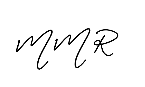 Make a beautiful signature design for name M M R. With this signature (AmerikaSignatureDemo-Regular) style, you can create a handwritten signature for free. M M R signature style 3 images and pictures png