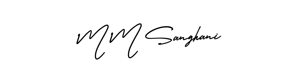 Here are the top 10 professional signature styles for the name M M Sanghani. These are the best autograph styles you can use for your name. M M Sanghani signature style 3 images and pictures png