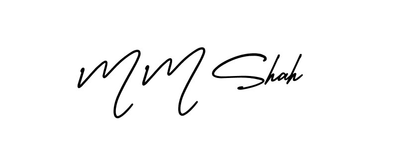 Similarly AmerikaSignatureDemo-Regular is the best handwritten signature design. Signature creator online .You can use it as an online autograph creator for name M M Shah. M M Shah signature style 3 images and pictures png