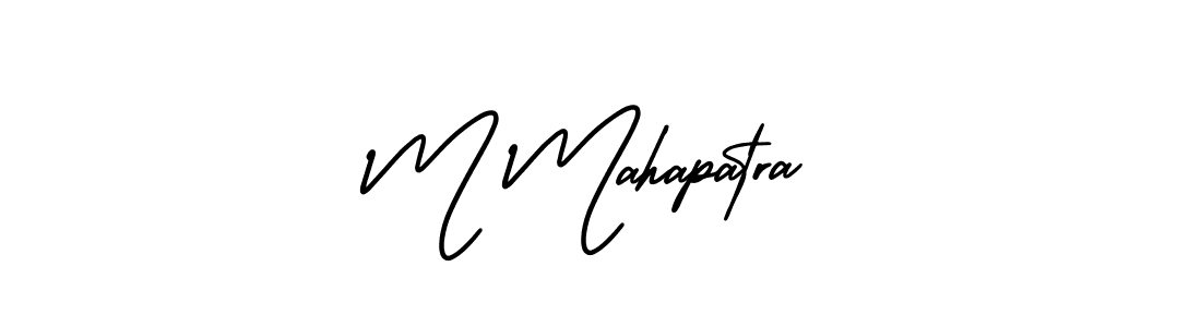 AmerikaSignatureDemo-Regular is a professional signature style that is perfect for those who want to add a touch of class to their signature. It is also a great choice for those who want to make their signature more unique. Get M Mahapatra name to fancy signature for free. M Mahapatra signature style 3 images and pictures png