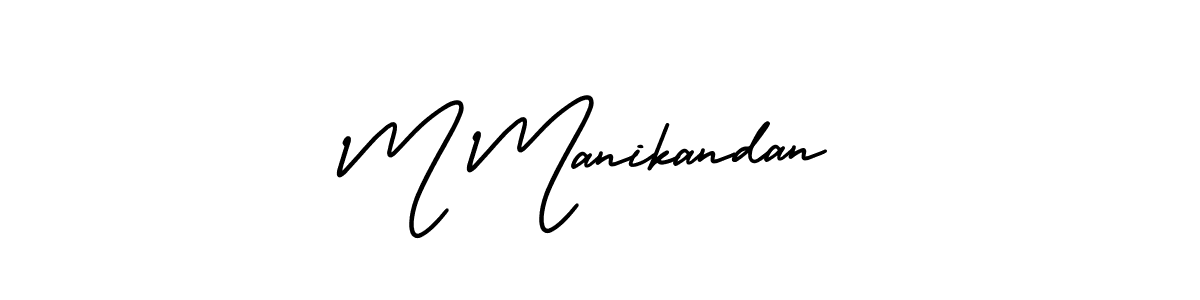 Also we have M Manikandan name is the best signature style. Create professional handwritten signature collection using AmerikaSignatureDemo-Regular autograph style. M Manikandan signature style 3 images and pictures png