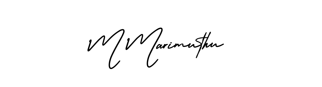 Best and Professional Signature Style for M Marimuthu. AmerikaSignatureDemo-Regular Best Signature Style Collection. M Marimuthu signature style 3 images and pictures png