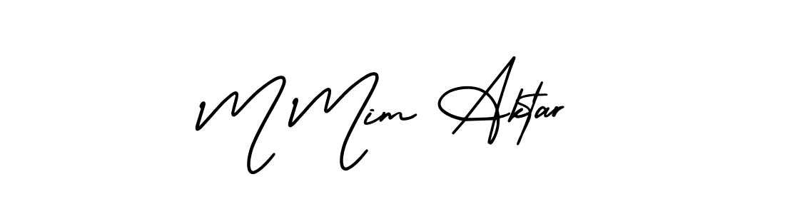 if you are searching for the best signature style for your name M Mim Aktar. so please give up your signature search. here we have designed multiple signature styles  using AmerikaSignatureDemo-Regular. M Mim Aktar signature style 3 images and pictures png