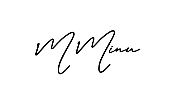 Best and Professional Signature Style for M Minu. AmerikaSignatureDemo-Regular Best Signature Style Collection. M Minu signature style 3 images and pictures png