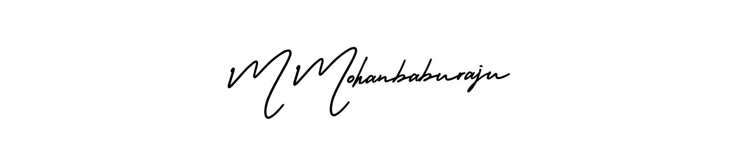 Also we have M Mohanbaburaju name is the best signature style. Create professional handwritten signature collection using AmerikaSignatureDemo-Regular autograph style. M Mohanbaburaju signature style 3 images and pictures png