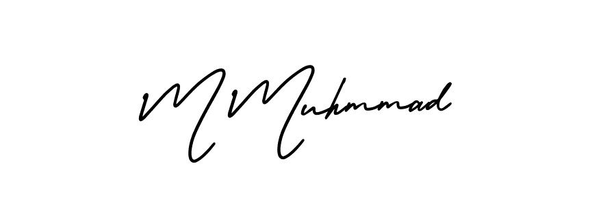 Make a beautiful signature design for name M Muhmmad. Use this online signature maker to create a handwritten signature for free. M Muhmmad signature style 3 images and pictures png